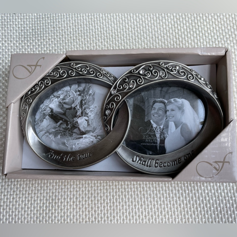 Wedding Photo Picture Frame New in Box “And the two shall become one”